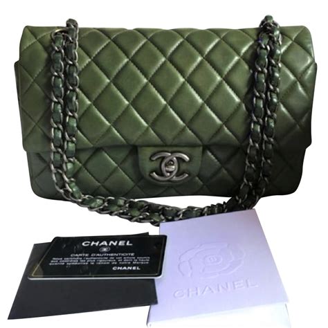 green chanel flap bag|Chanel flap bag price.